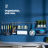 Kitchen Hanging Rack- Grey